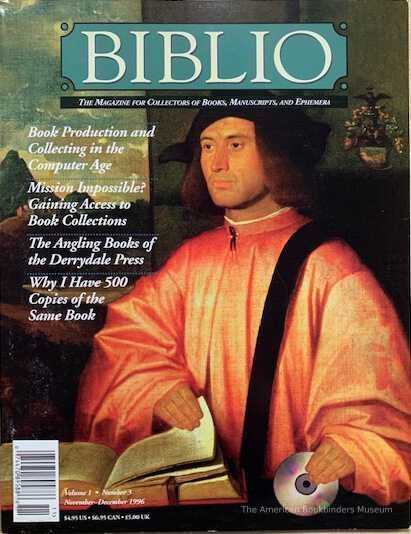          Biblio; November-December 1996; v.1 no.3 picture number 1
   