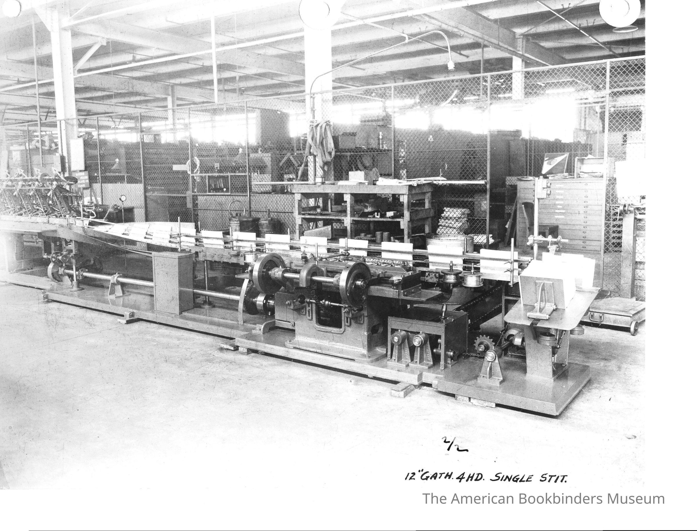 1929 TW & CB Sheridan Collator and side wire stitcher with packer box delivery picture number 1