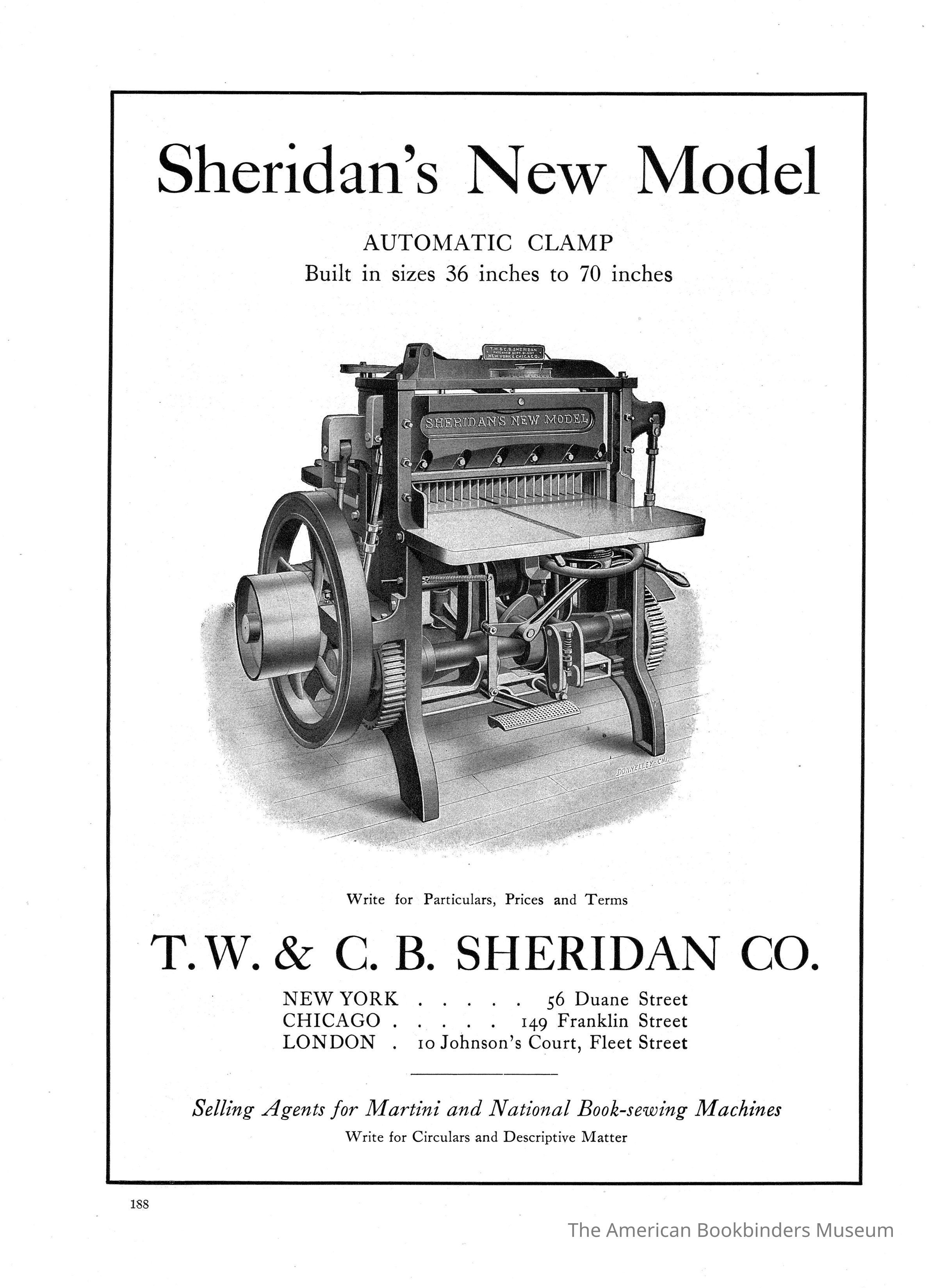          1905 TW & CB Sheridan New Model Cutter picture number 1
 