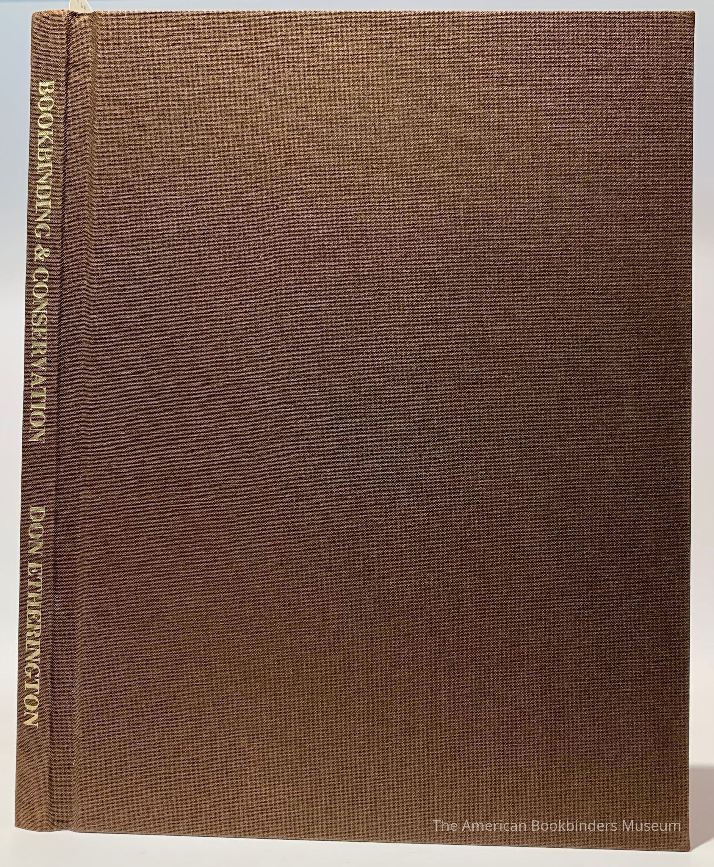 Bookbinding & conservation : a sixty-year odyssey of art and craft / Don Etherington. picture number 1