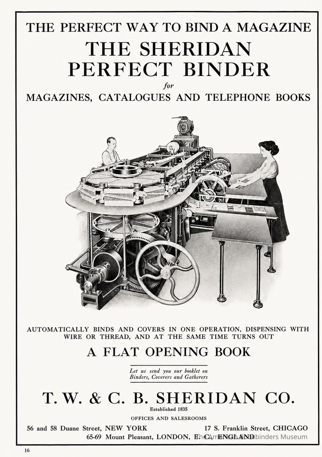          1912 TW & CB Sheridan The Inland Printer V 49 Perfect Binder picture number 1
 
