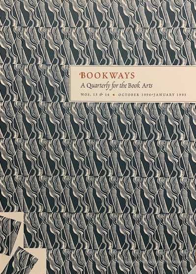          Bookways; October 1994 - January 1995; Numbers 13 & 14 picture number 1
   