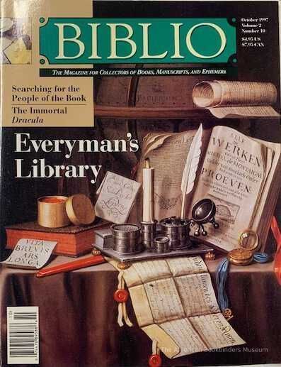          Biblio; October 1997; v.2 no.10 picture number 1
   