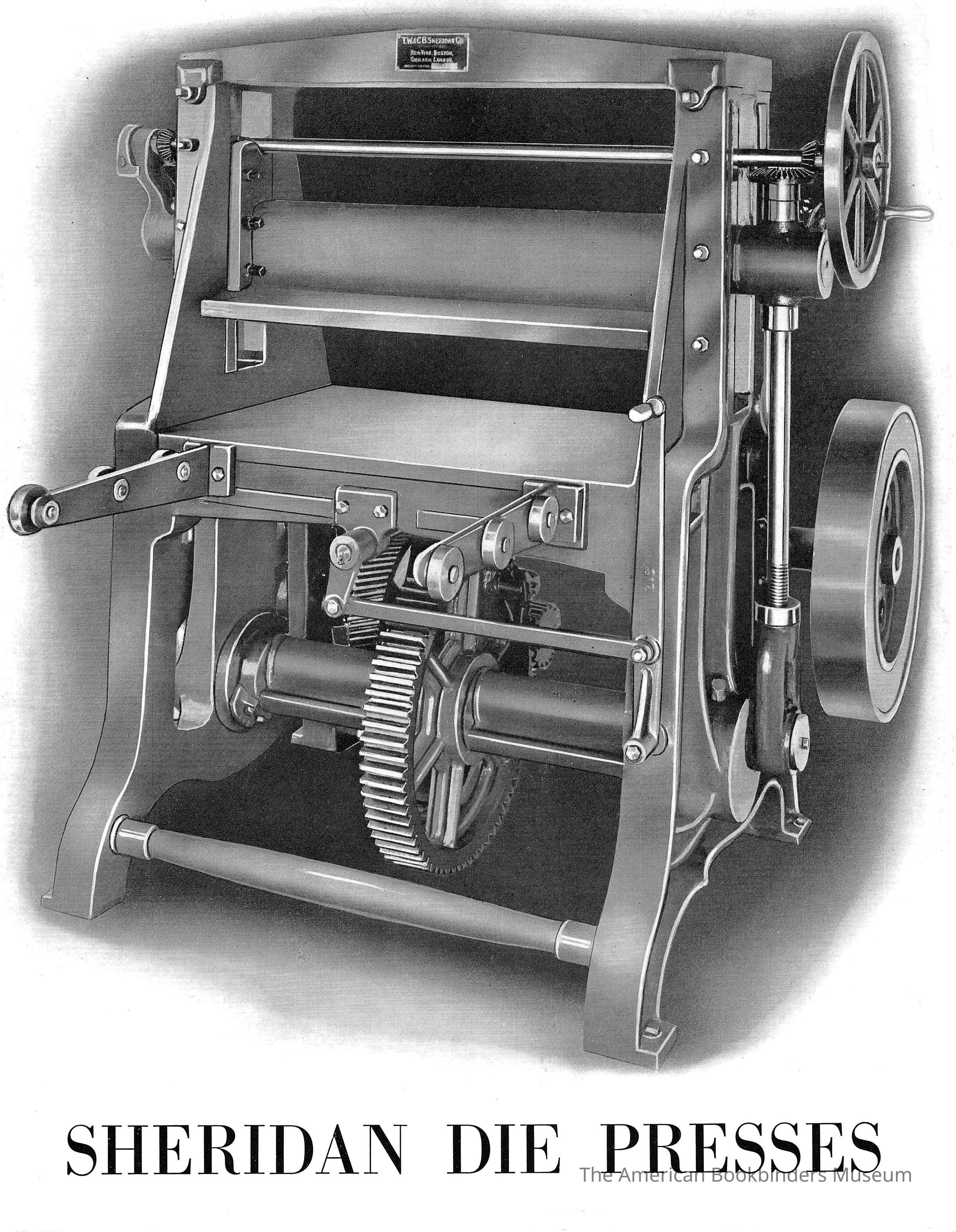          1930 TW & CB Sheridan Brochure Die Press picture number 1
 