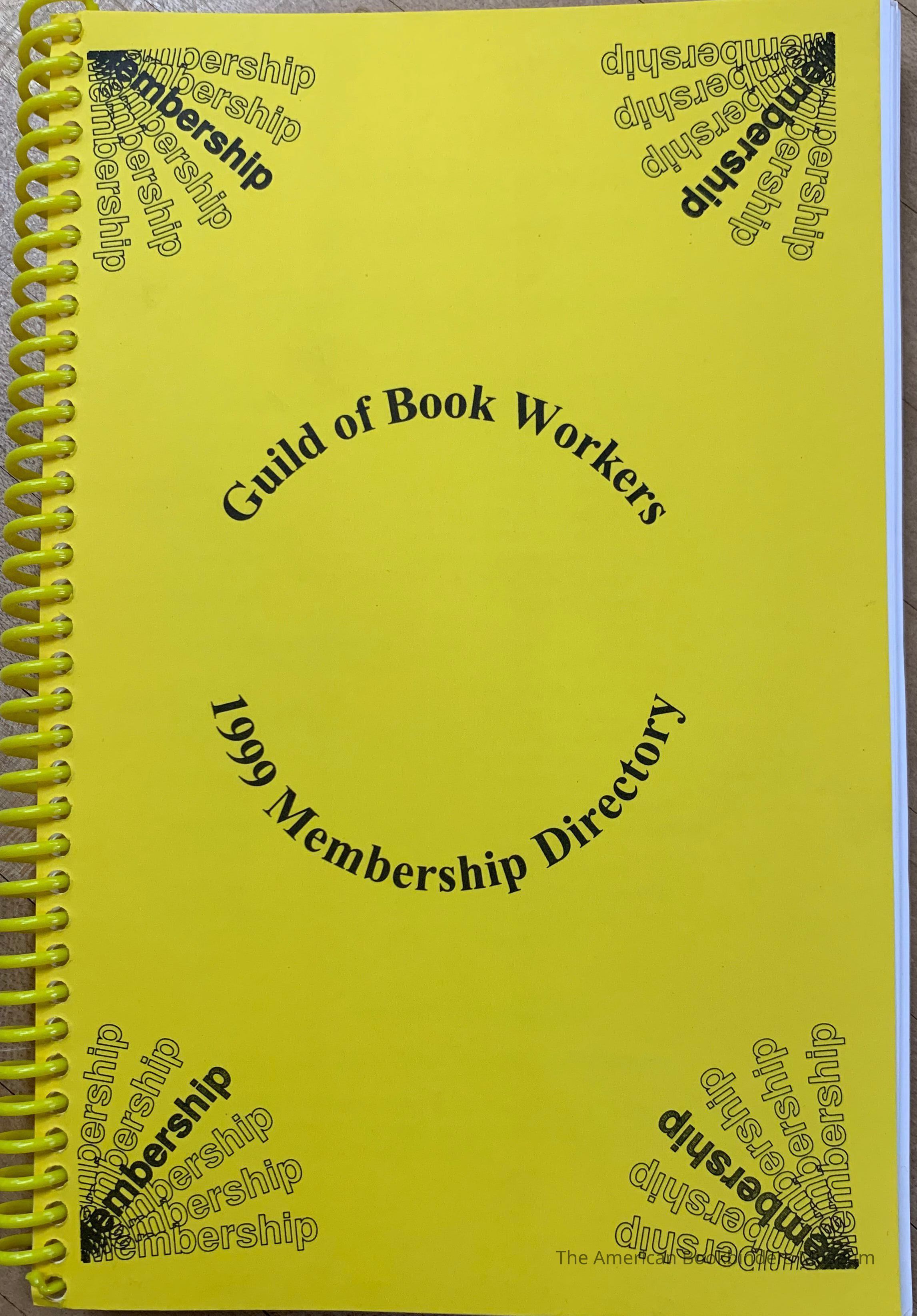 Guild of Book Workers 1999 Membership directory. picture number 1
