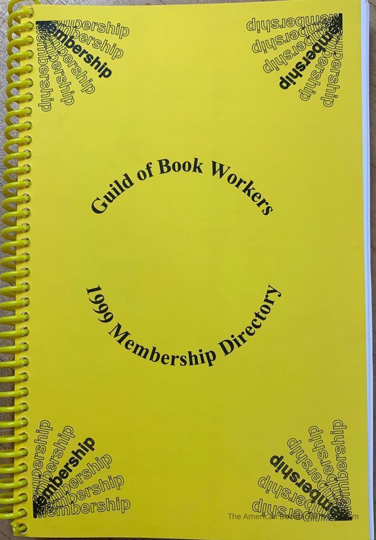          Guild of Book Workers 1999 Membership directory. picture number 1
   