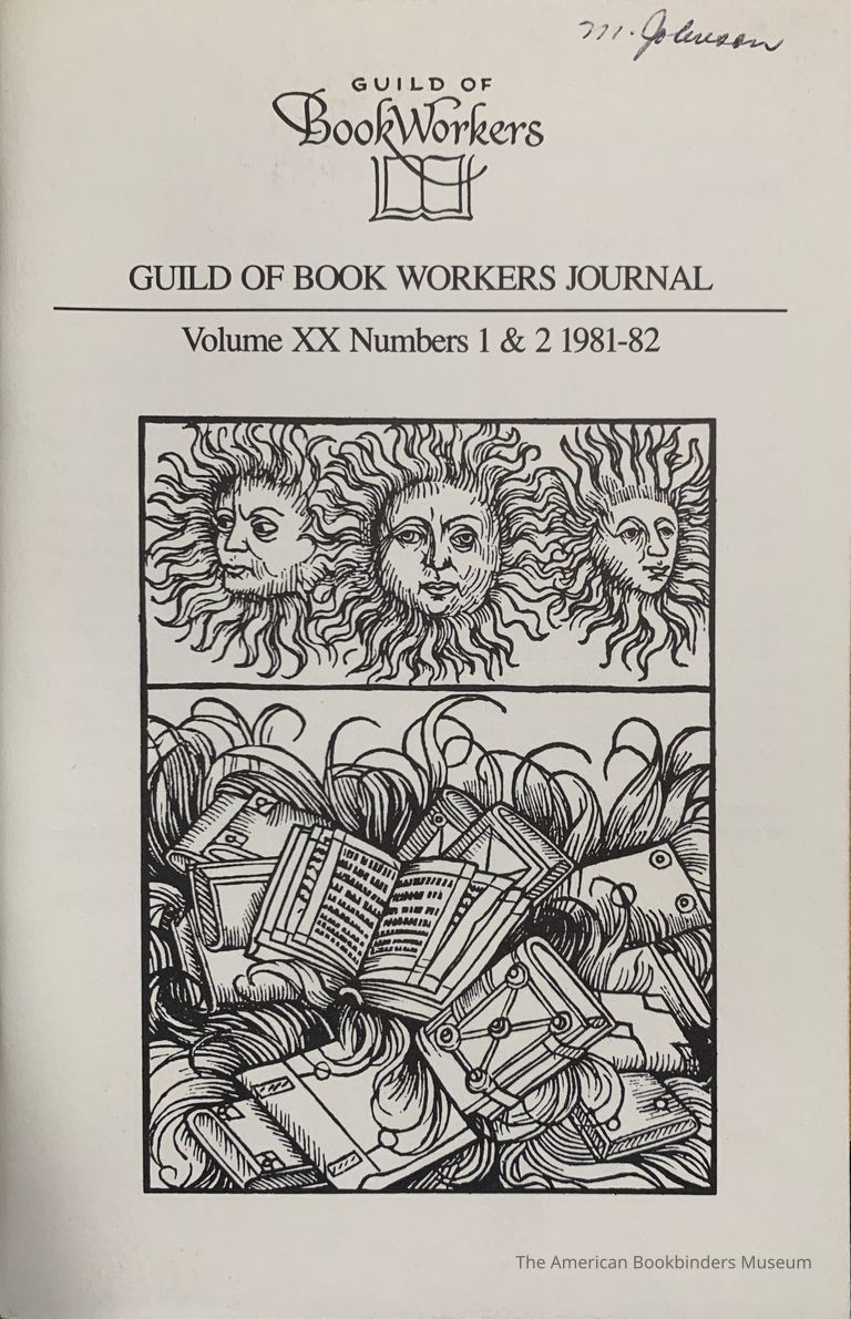          Guild of Book Workers Journal. 1981-82 ; v.20 no.1 & 2 picture number 1
   