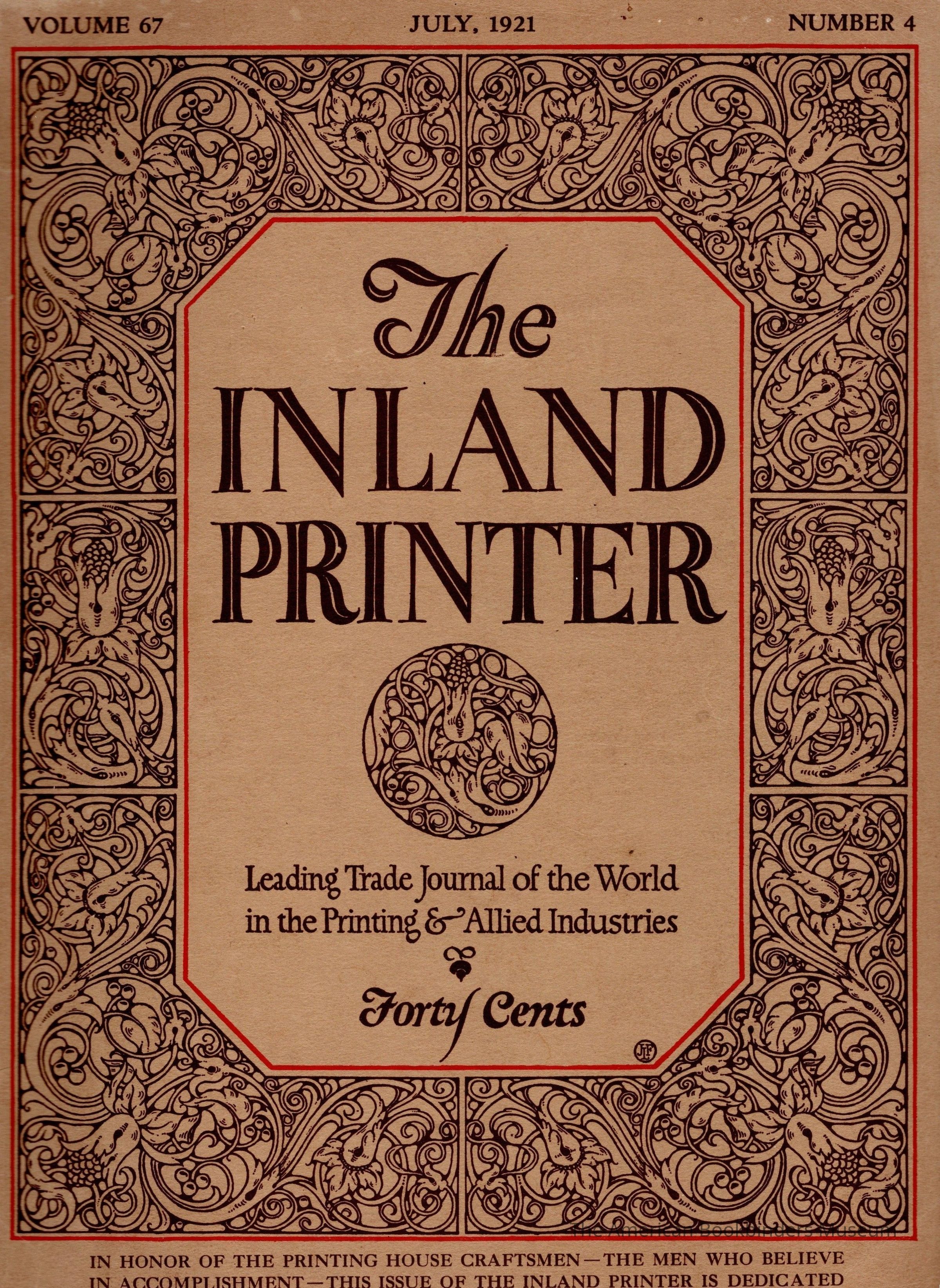          1921 The Inland Printer Magazine Vol 67 issue 4 picture number 1
 