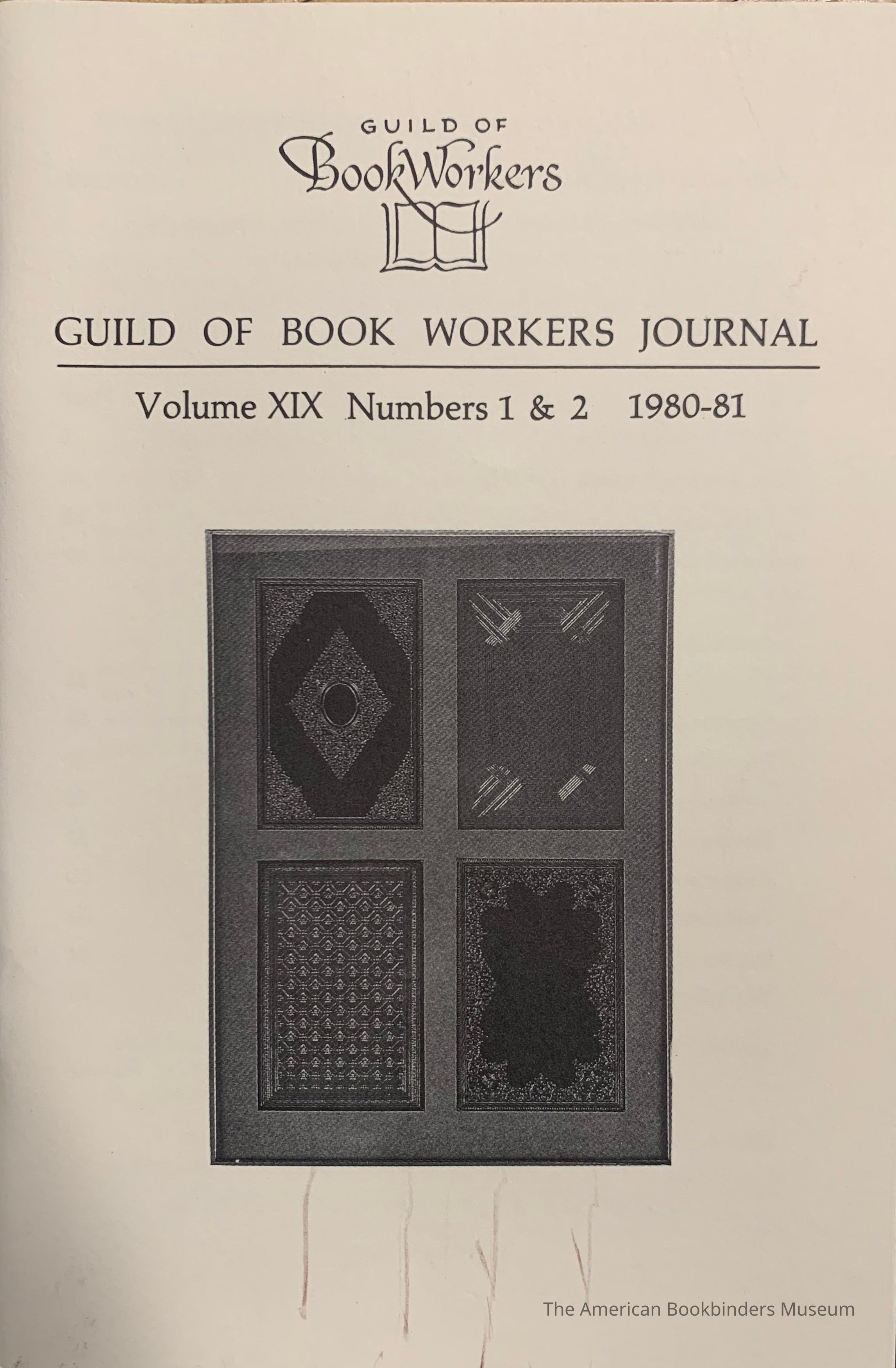 Guild of Book Workers Journal.1980-81 ; v.19 no.1 & 2. picture number 1