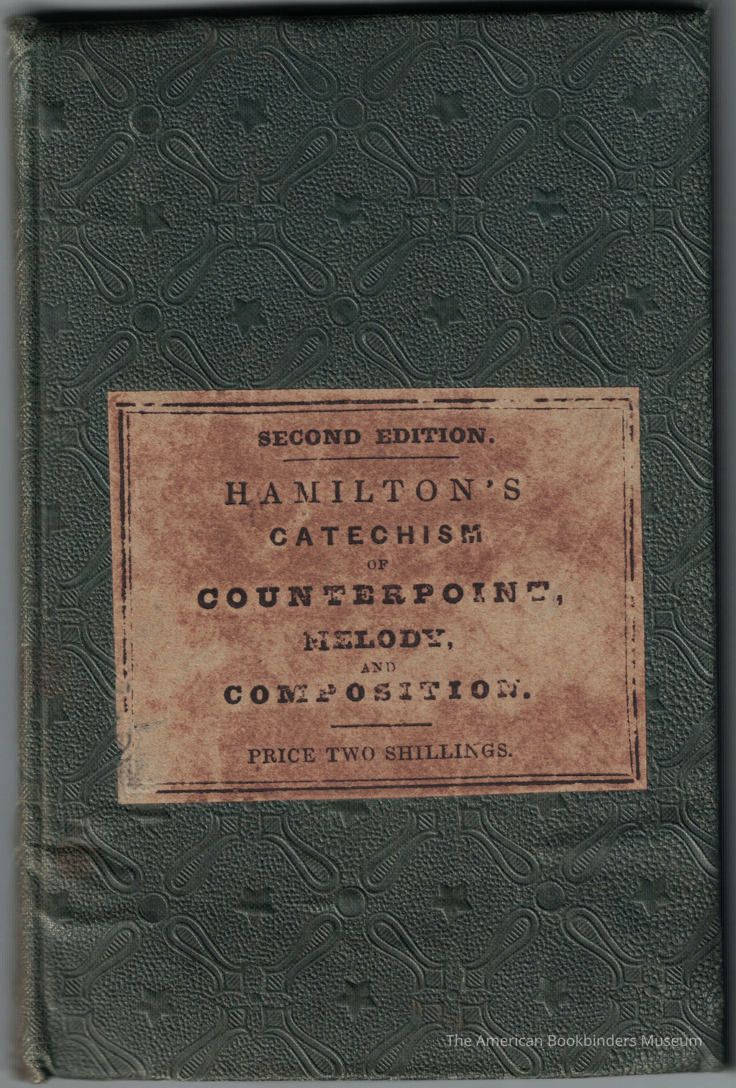 Hamilton's Complete Catechism of Counterpoint, Melody, and Composition / James Alexander Hamilton picture number 1