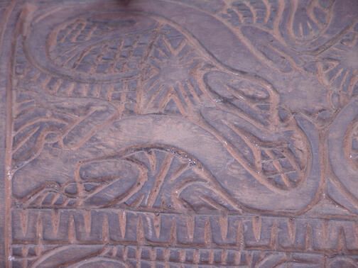 Slit drum and beaters - Image 2