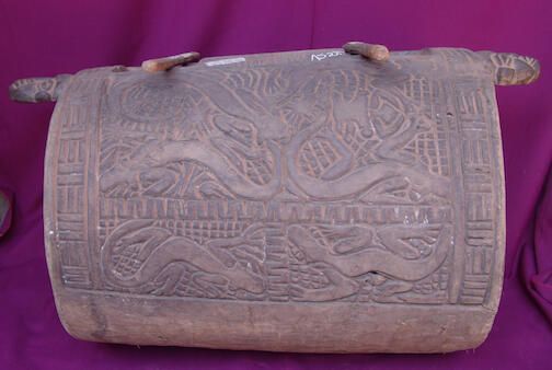 Slit drum and beaters - Image 3