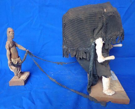 Figure of masquerade and attendants - Image 2