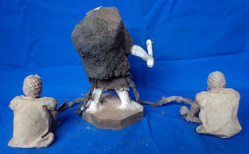 Figure of masquerade and attendants - Image 2