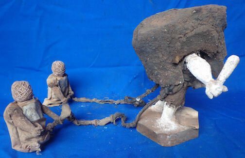 Figure of masquerade and attendants - Image 3