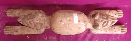 Footrest in the shape of two leopards - Image 2