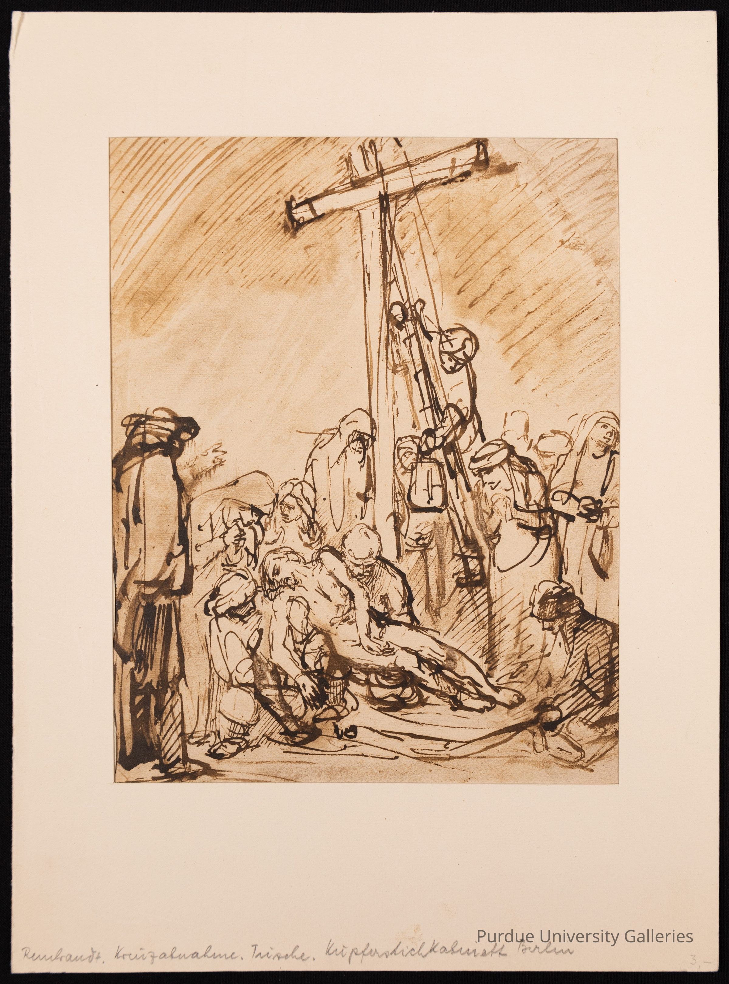Descent from the Cross from the Reichdruckeri Facsimile picture number 1