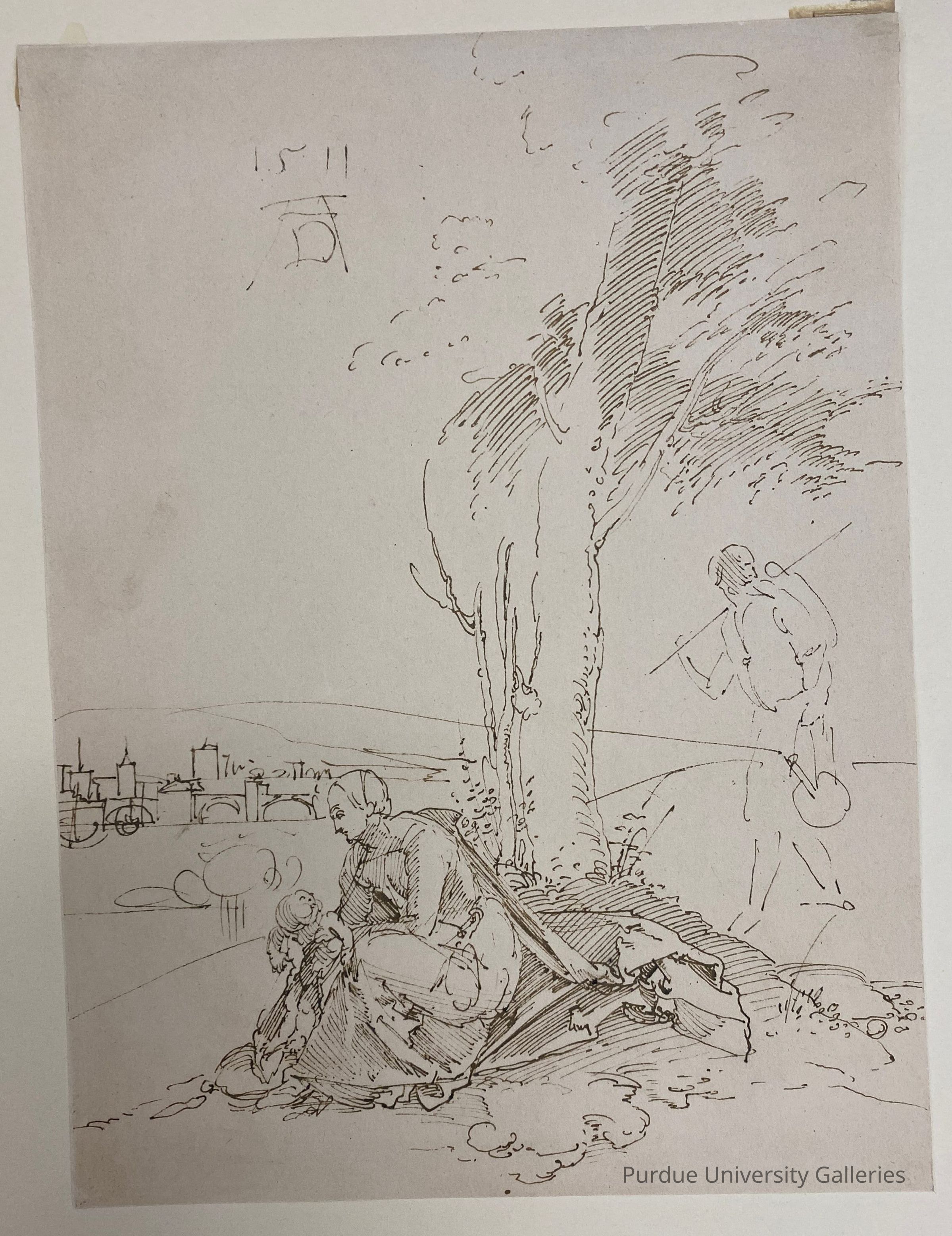 Durer Reproduction (Woman and Child Under Tree) picture number 1