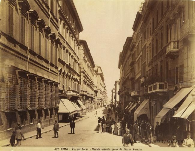 472. Roma - Via del Corso - Veduto animata presa da Piazza Venezia picture number 1