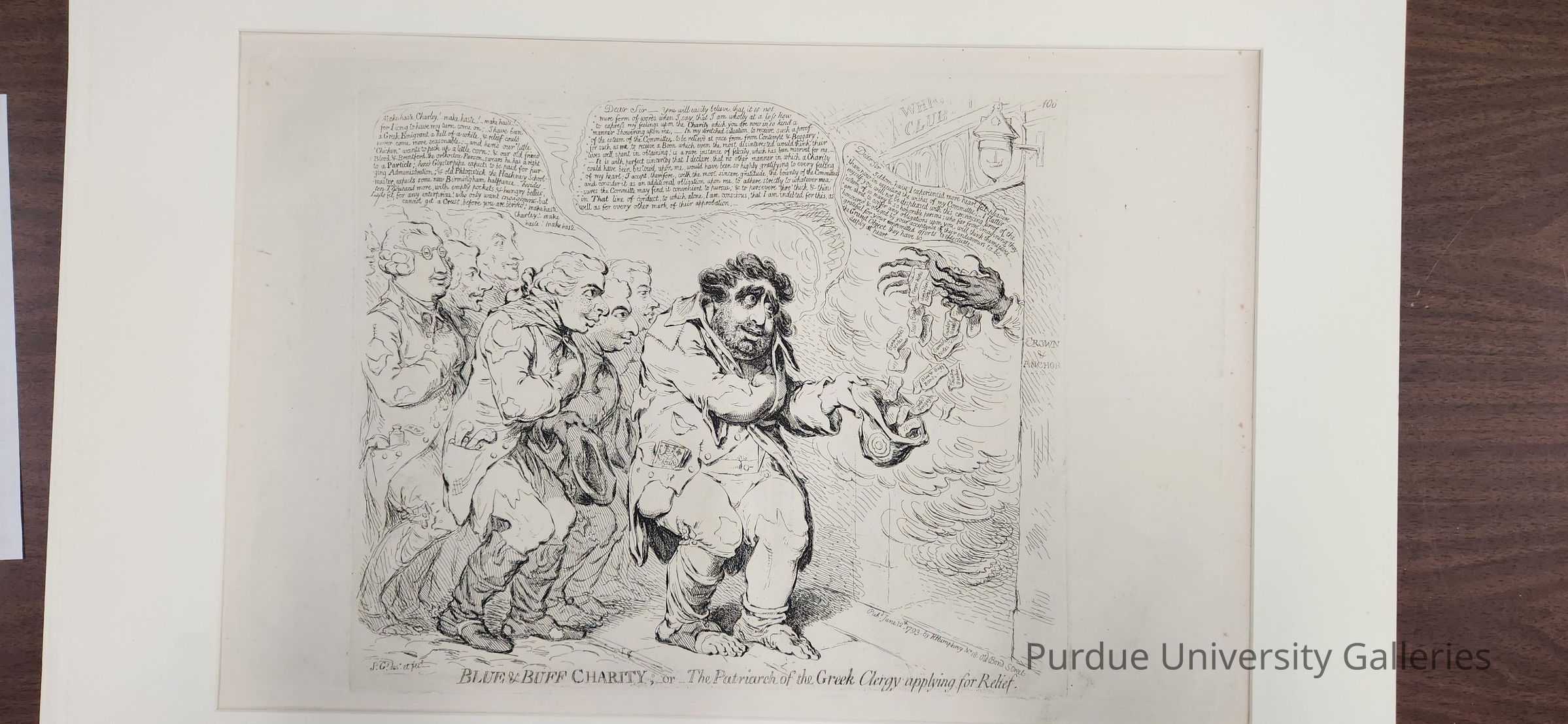 Blue and Buff Charity; or The Patriarch of the Greek Clergy applying for Relief. picture number 1