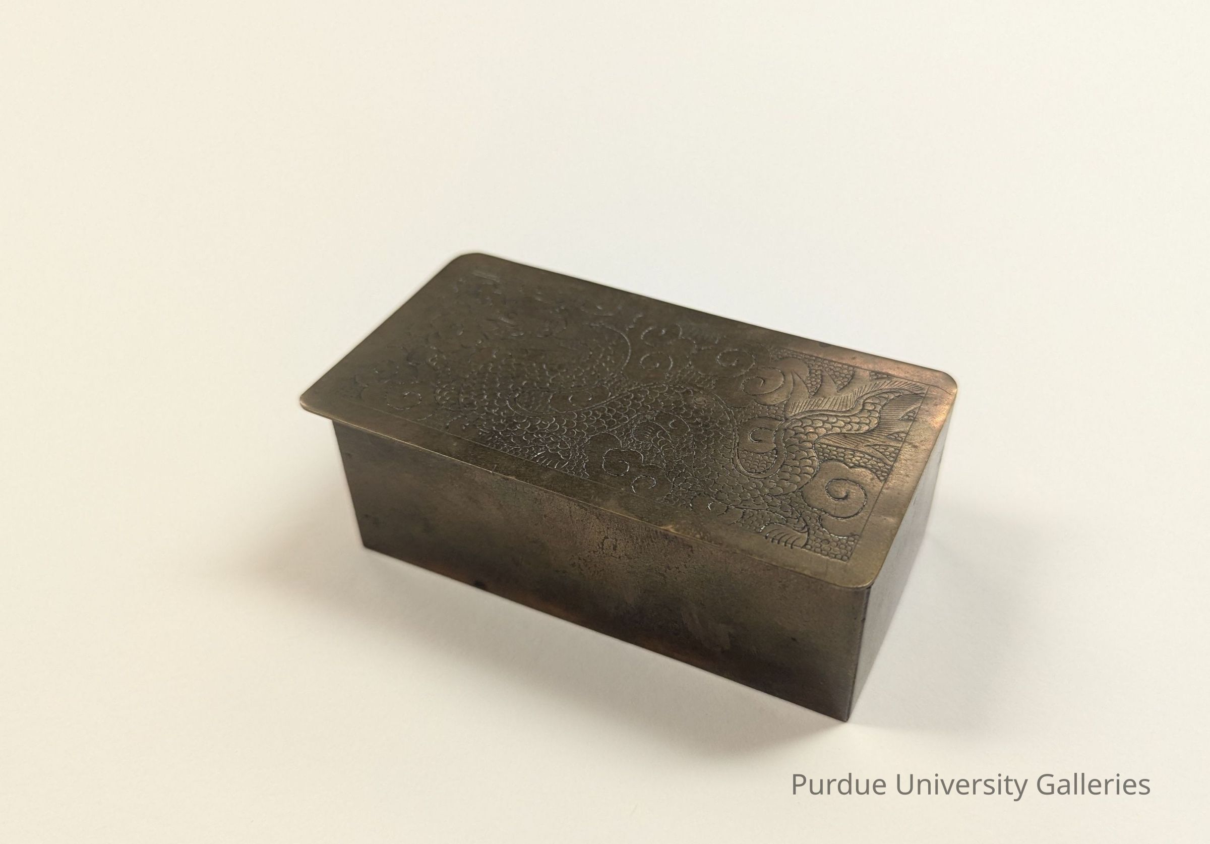 Brass box with hinged lid picture number 1