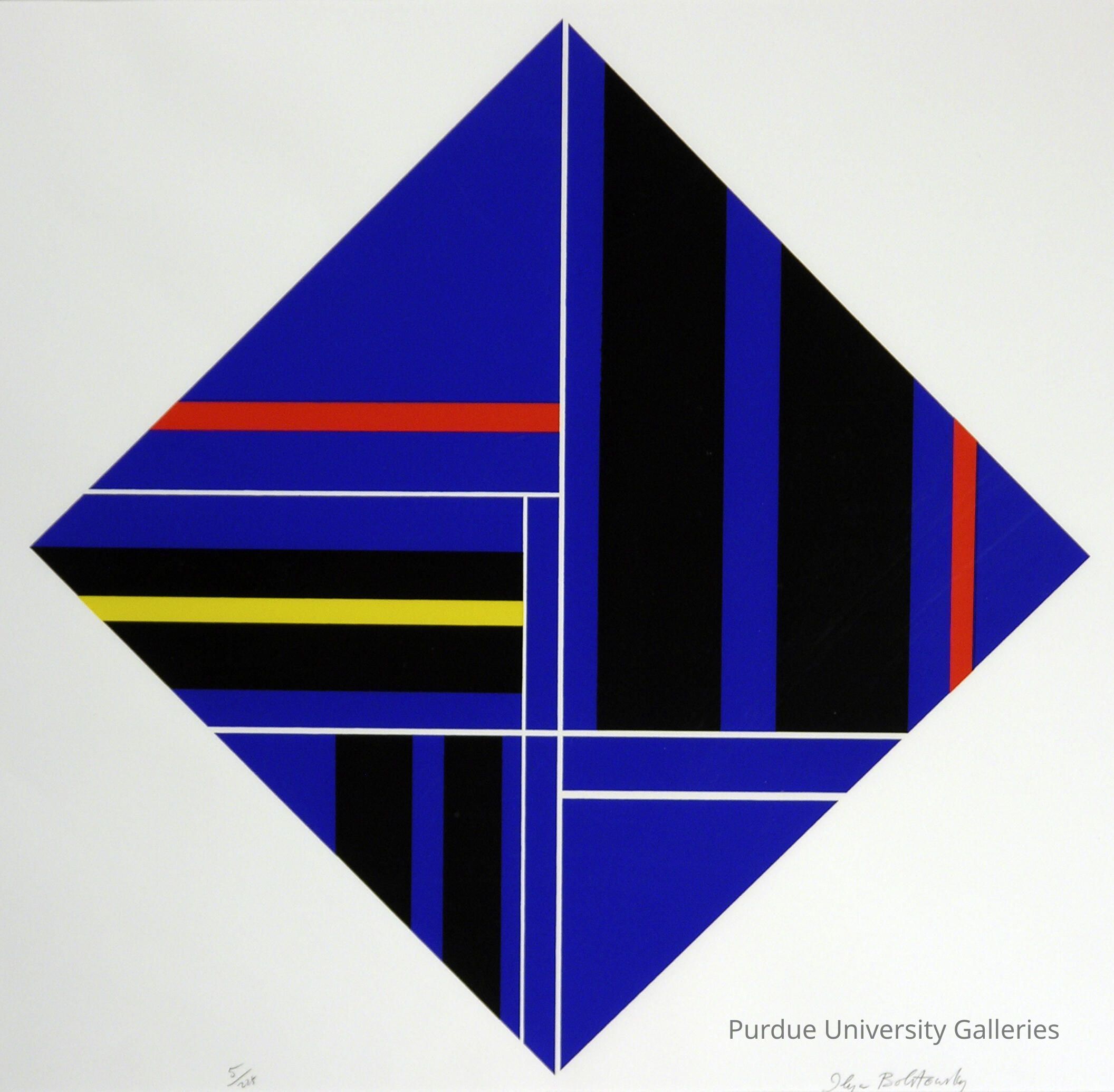 Blue Diamond from Portfolio of Four Silkscreens picture number 1