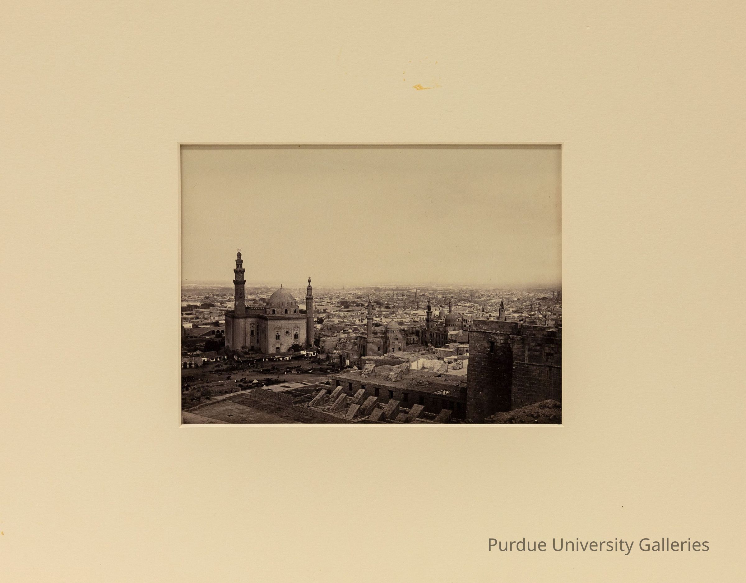 Cairo, from the Citadel, with the Mosque of Sultan Hassan picture number 1