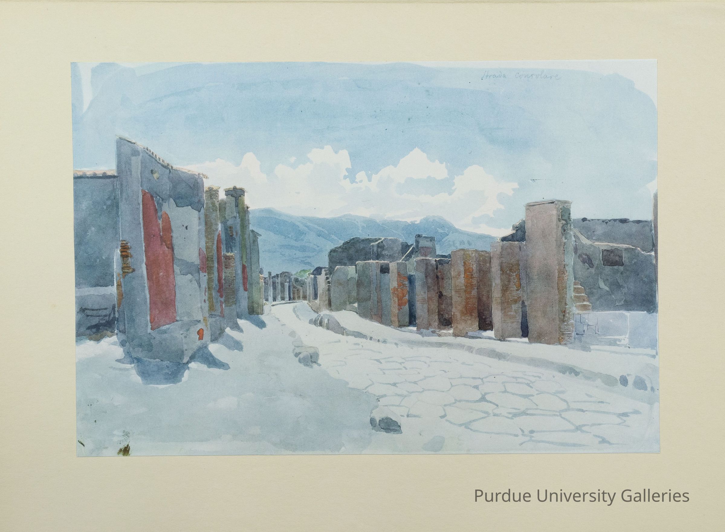 Strasse in Pompeji (Street in Pompeii) picture number 1