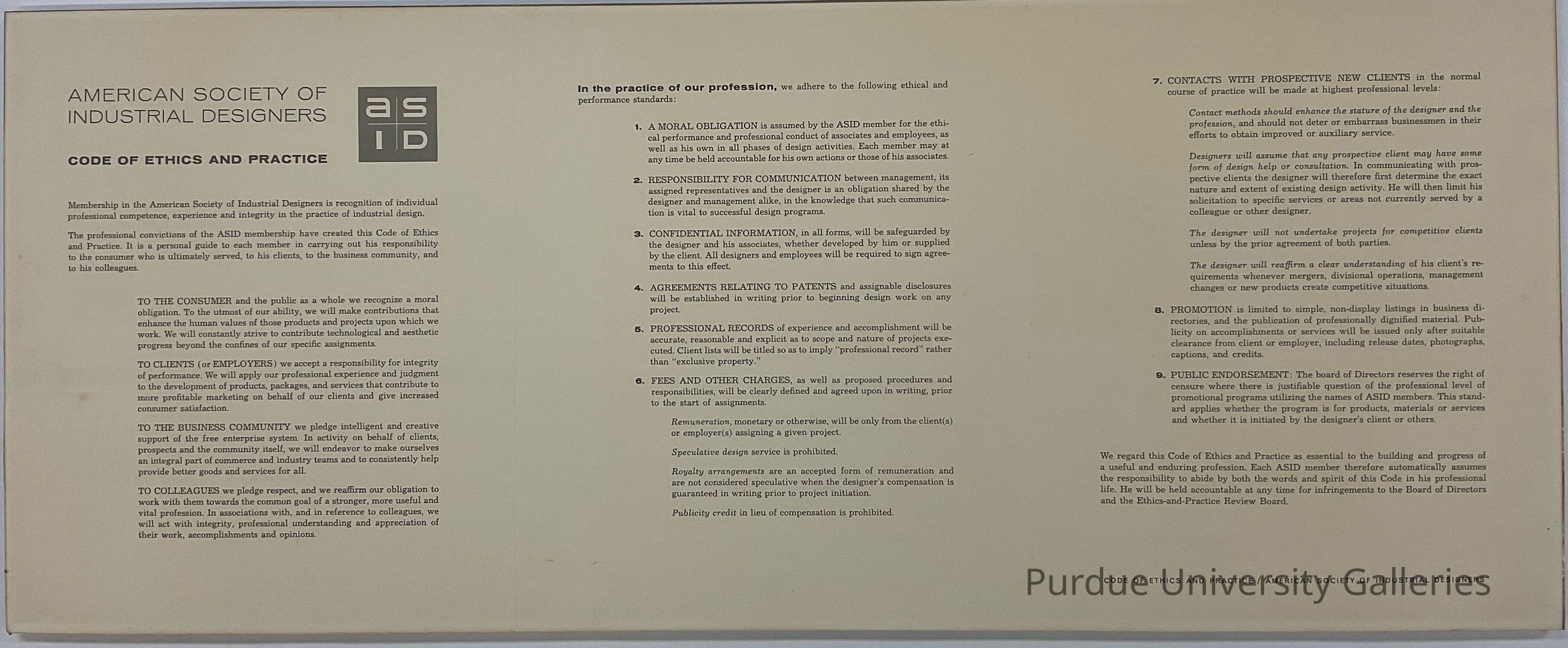 American Society of Industrial Engineers Code of Ethics and Practice picture number 1