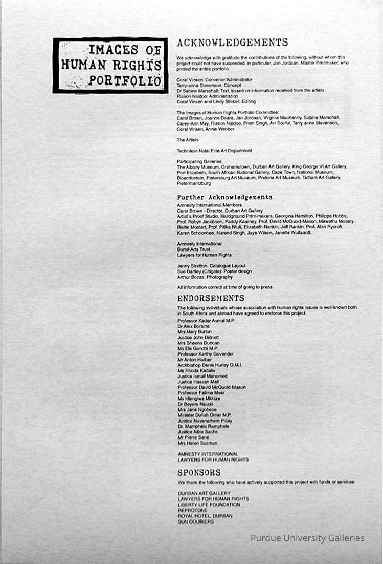 Acknowledgments: Images of Human Rights Portfolio picture number 1