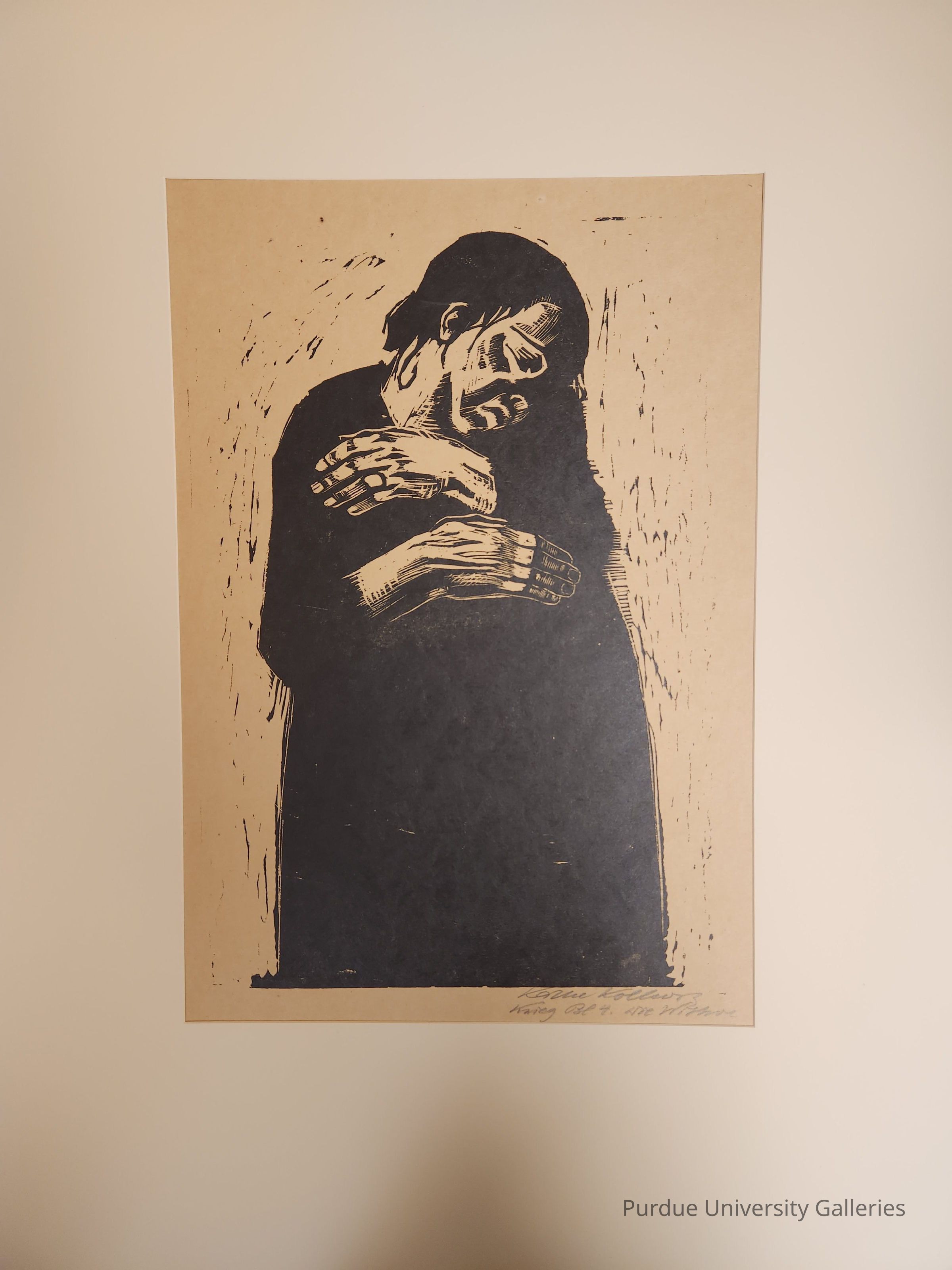Die Witwe I (The Widow I) from Sieben Holzschnitte zum Krieg (Seven Woodcuts of the War) Portfolio picture number 1