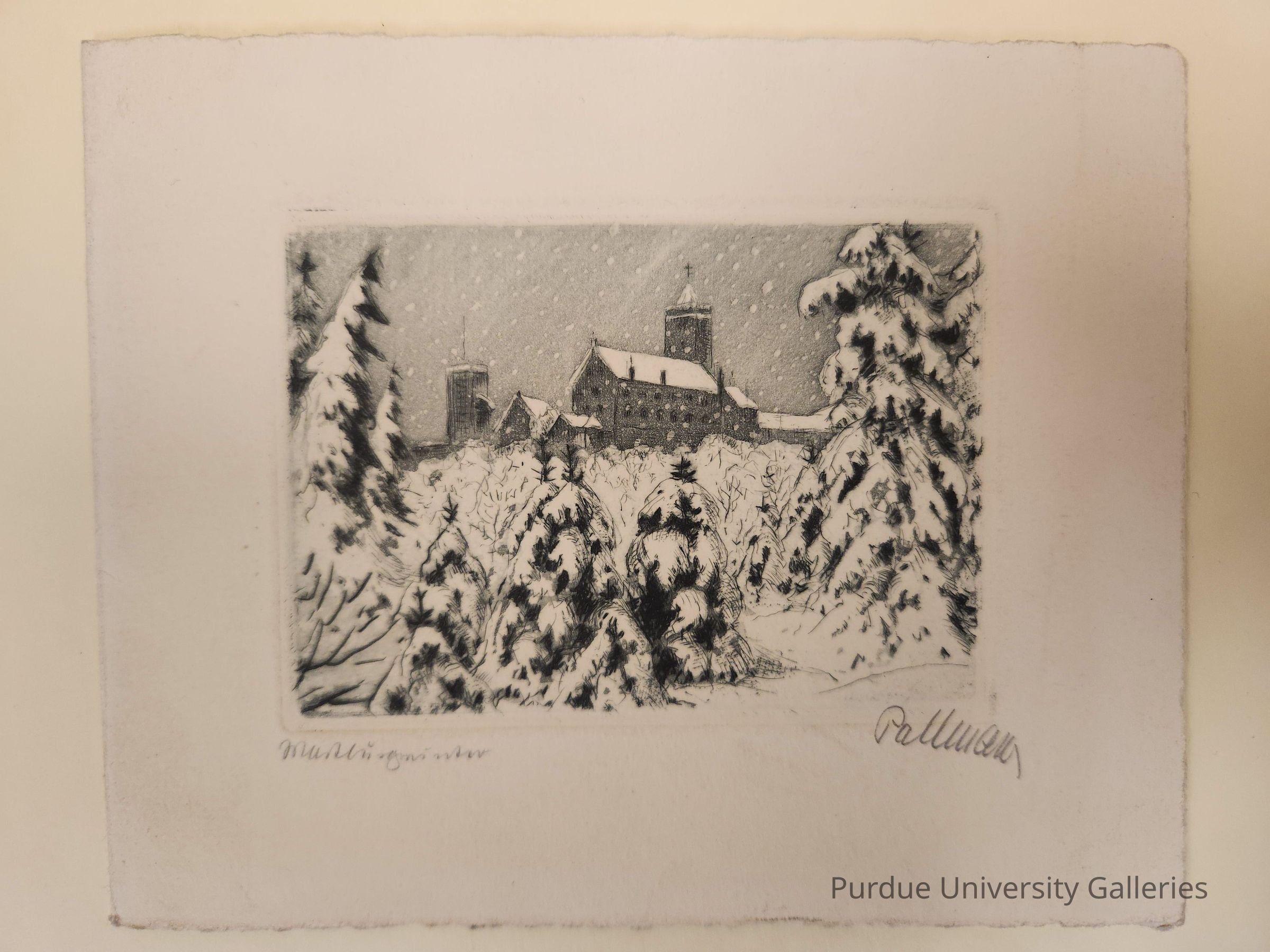Church in Winter Card picture number 1