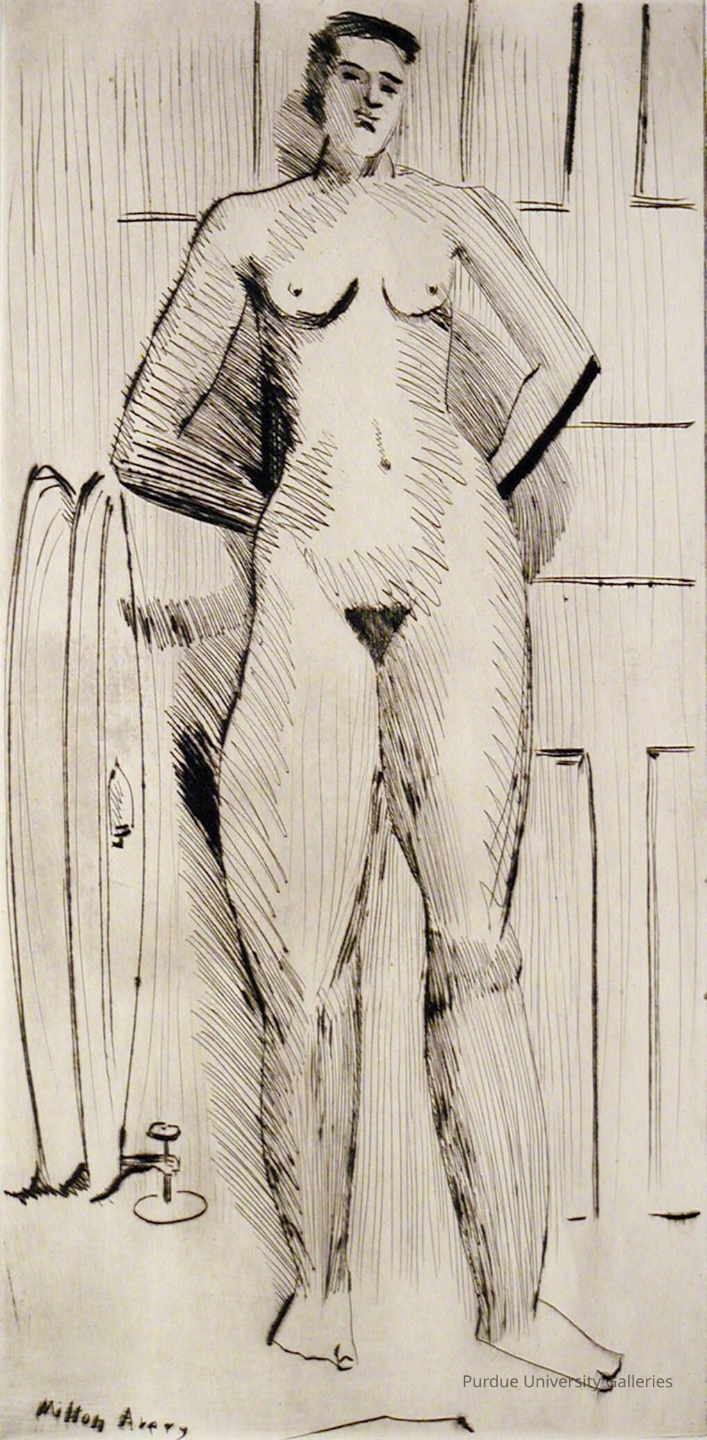 Standing Nude picture number 1