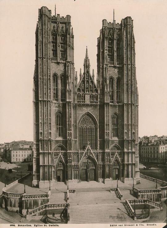 4086. Bruxelles. Eglise St. Gudule picture number 1