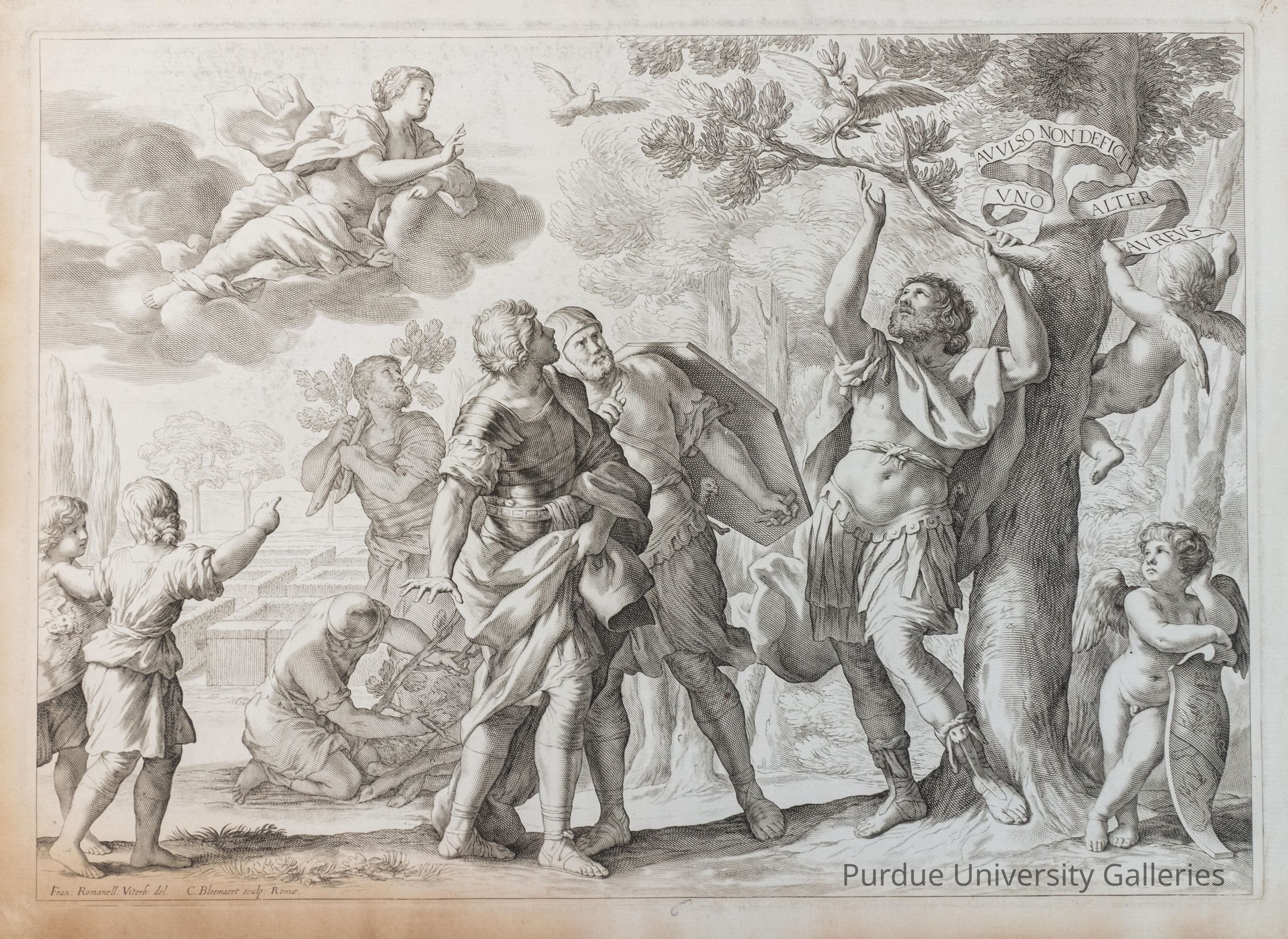Aeneas breaks the Golden Branch picture number 1