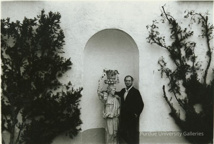 Steve Sprague with garden sculpture picture number 1