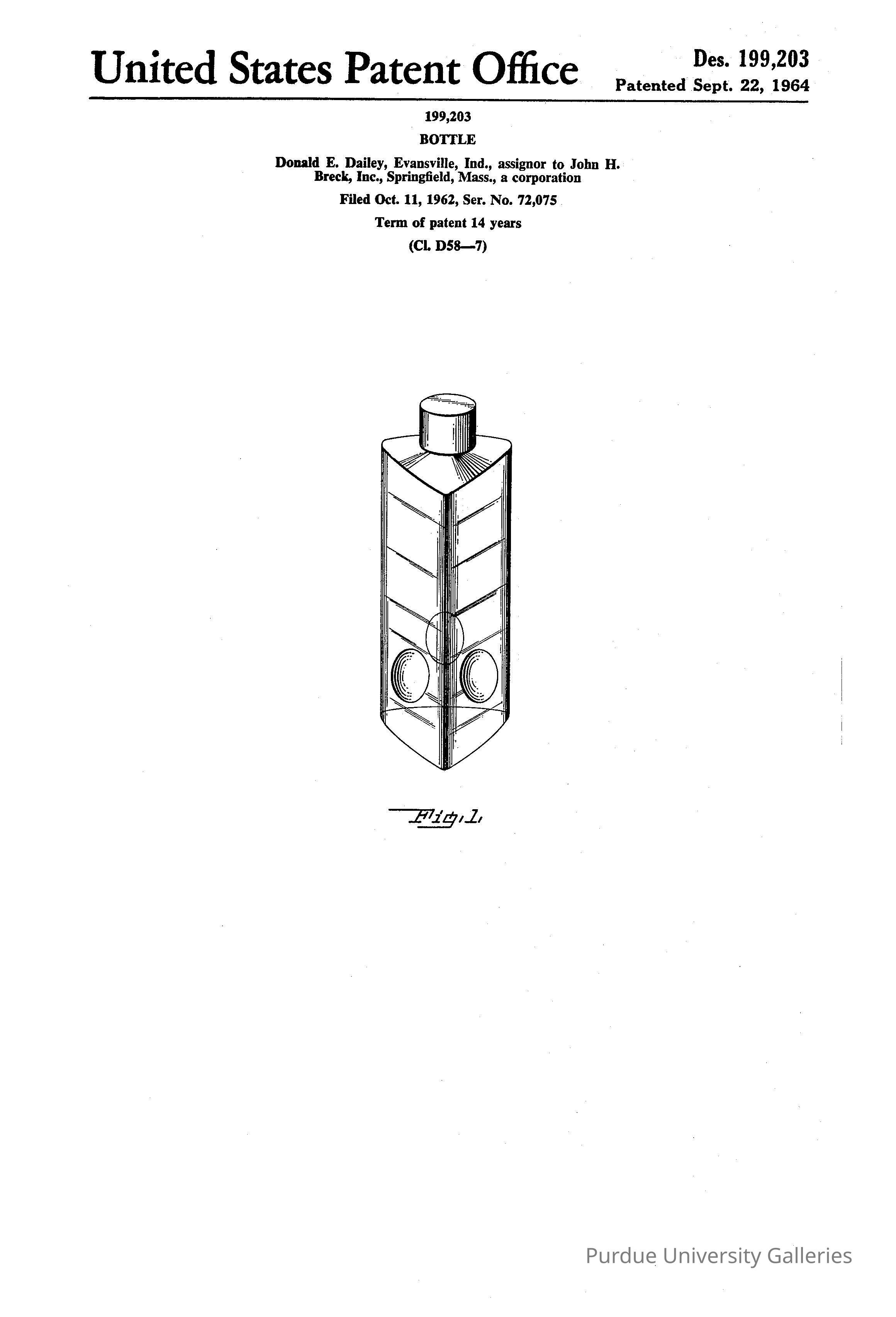 Bottle, prototype picture number 1
