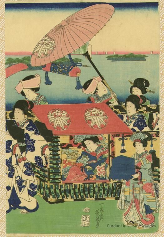 A Bustling Procession to Takanawa 行列高縄 picture number 1