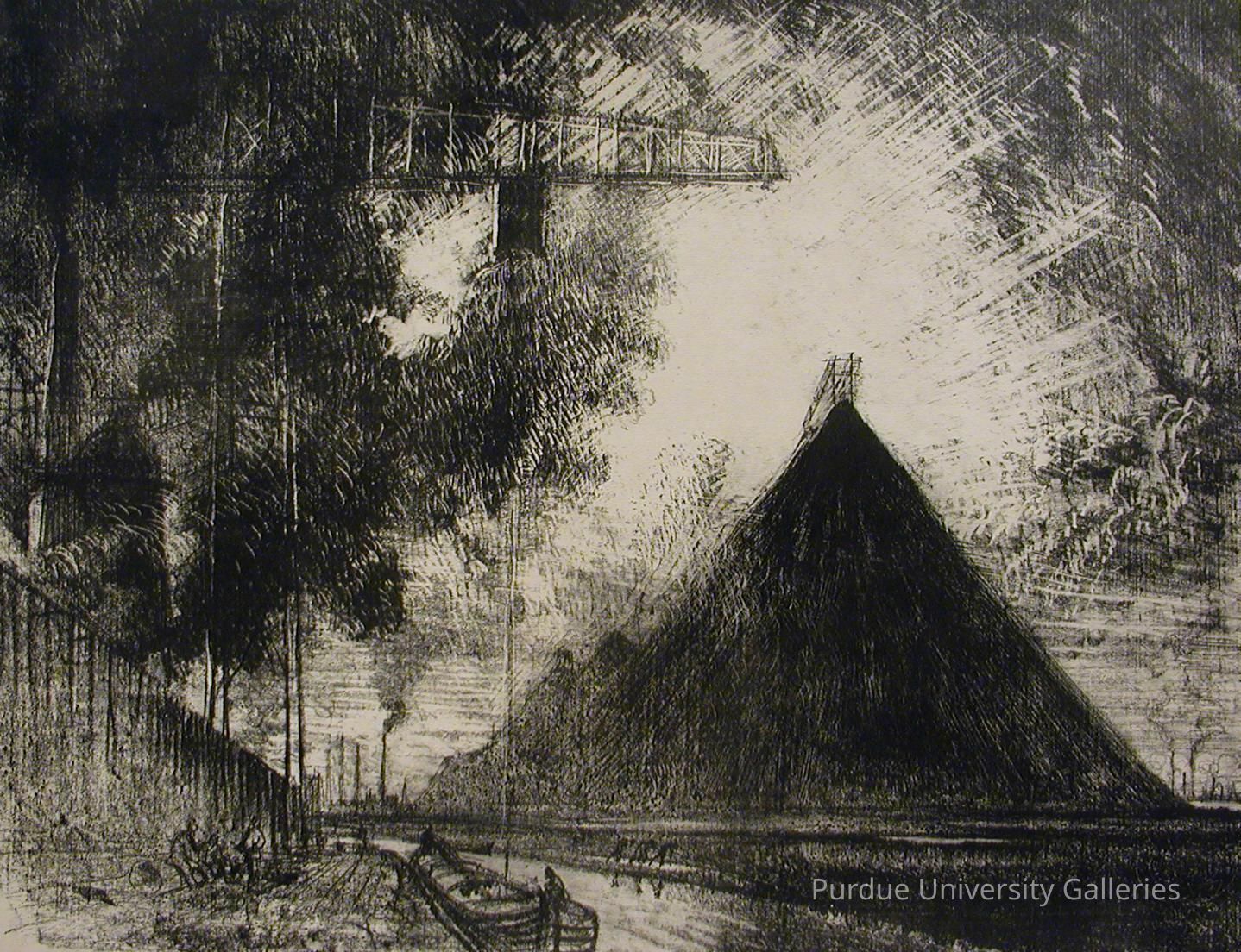 Slag Dump at Charleroi, The picture number 1