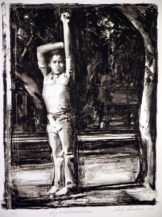 Boy with Raised Arm picture number 1
