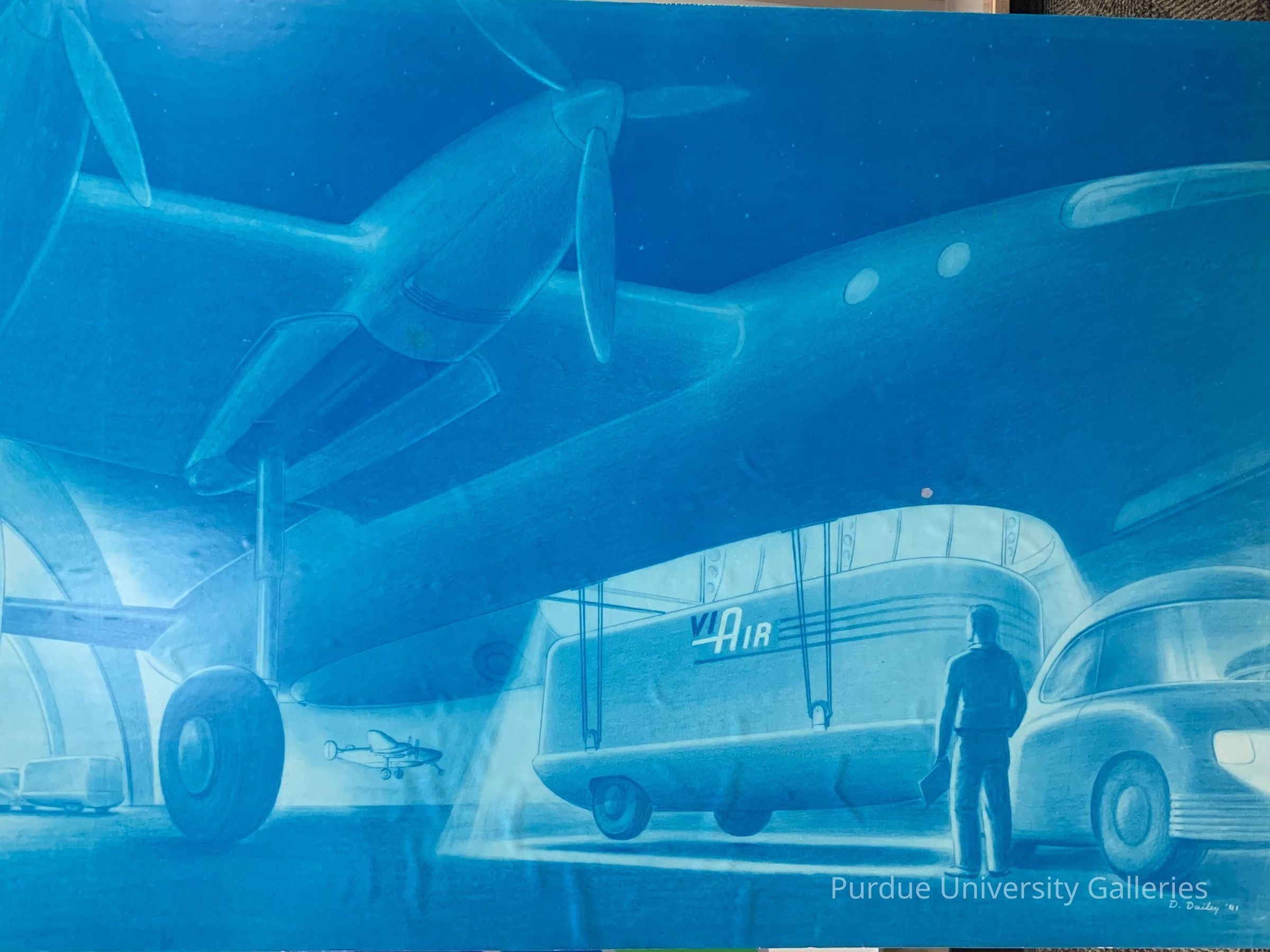 Sketch of Plane and Cargo Van picture number 1