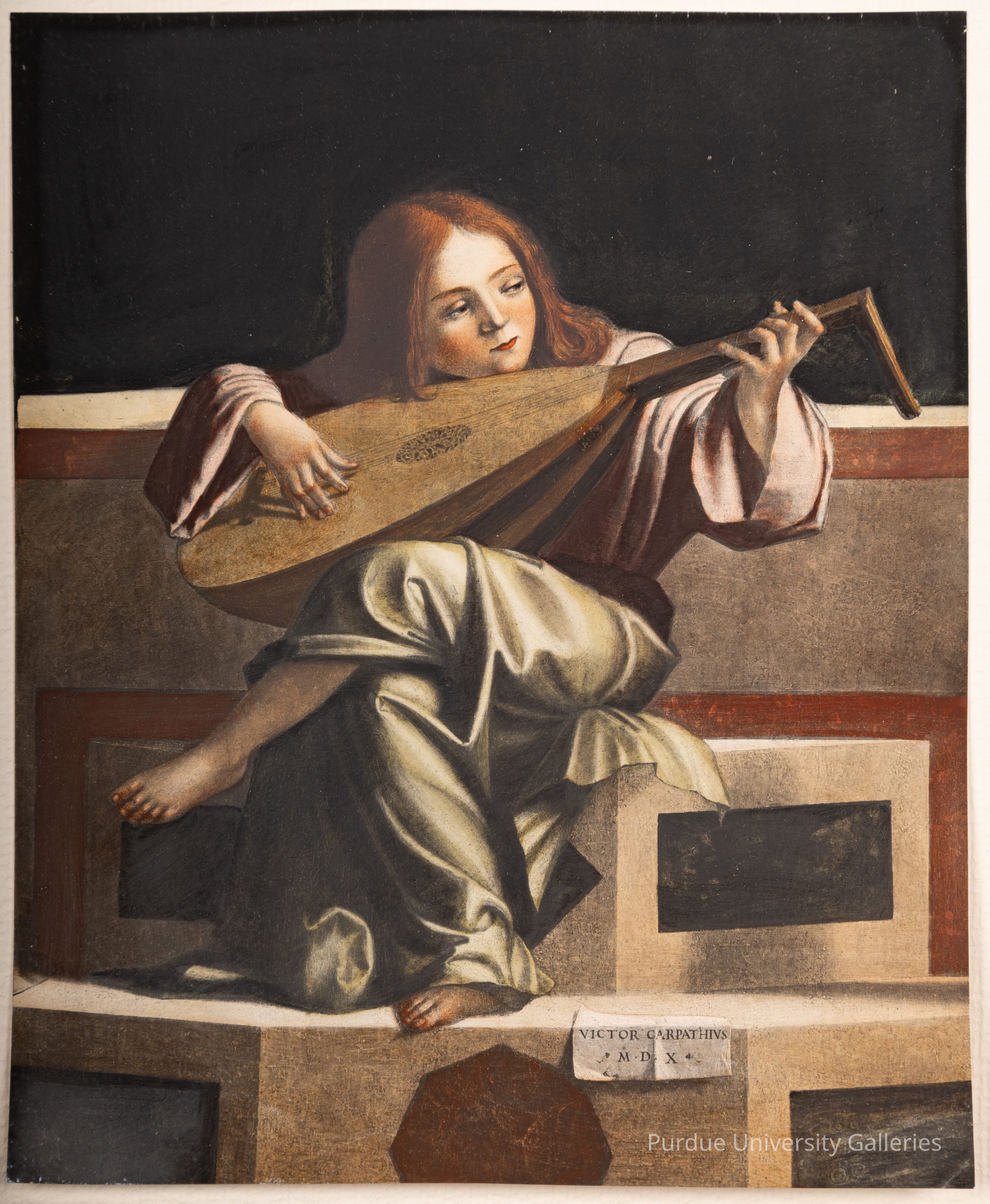 Copy of An Angel Playing a Lute from The Presentation of Christ in the Temple picture number 1