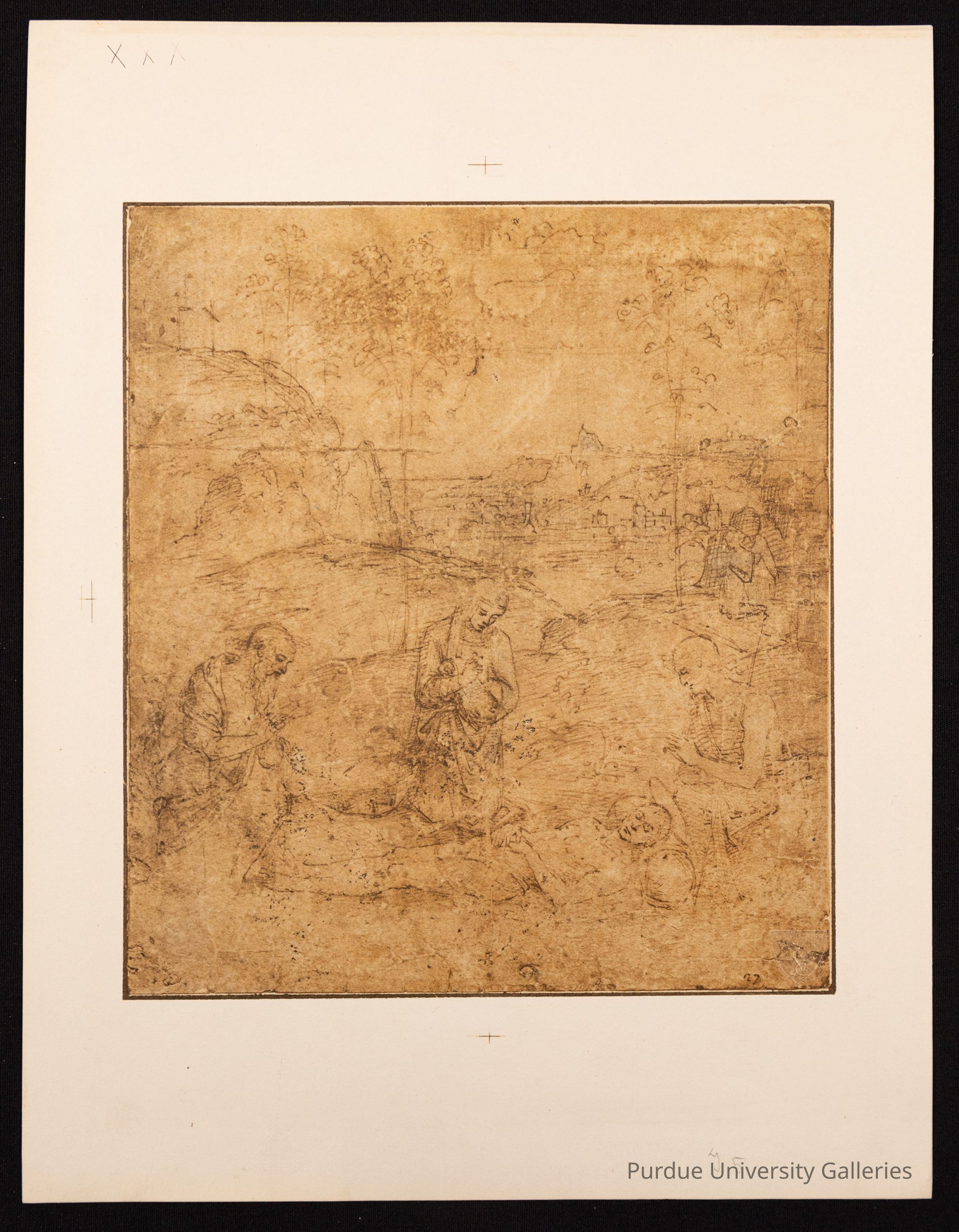 Beweinung Christi (The Lamentation of Christ) from the Albertina Facsimile picture number 1