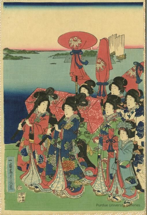 A Bustling Procession to Takanawa 行列高縄 picture number 1