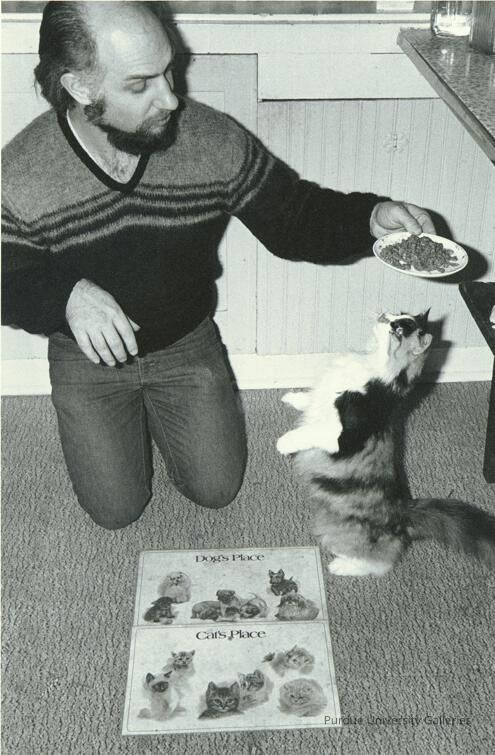 Steve Sprague with cat picture number 1