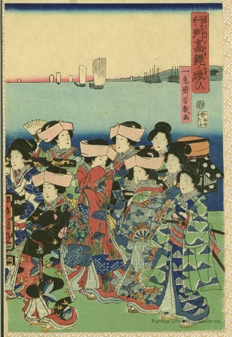 A Bustling Procession to Takanawa 行列高縄 picture number 1