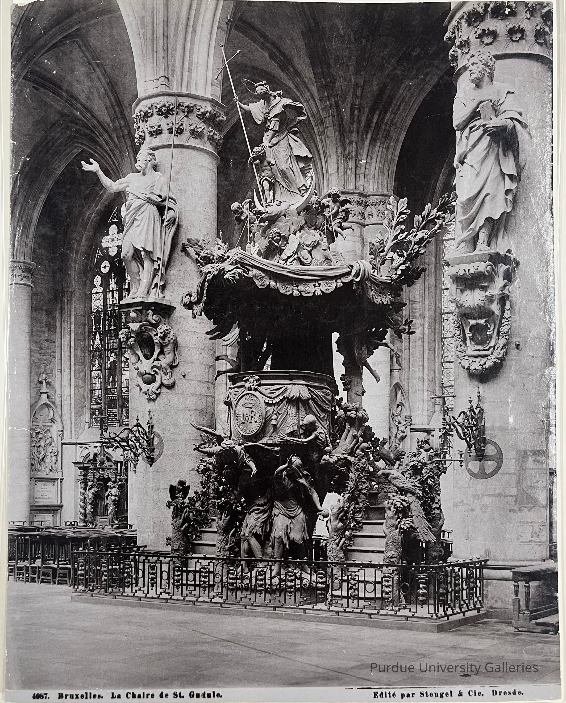 4087. Bruxelles. La chaire de St Gudule picture number 1