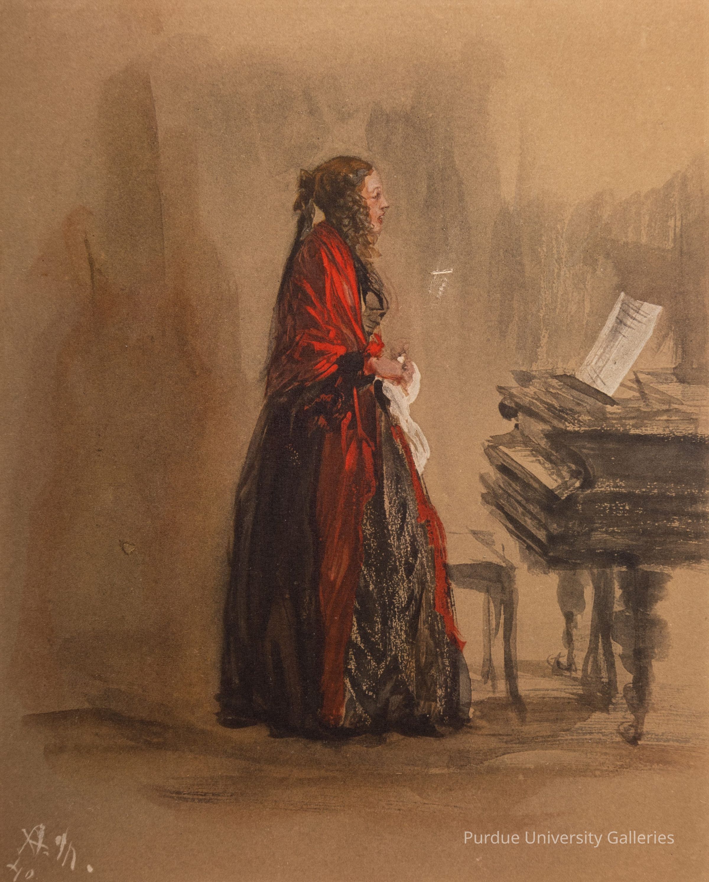 Copy of Woman at Piano picture number 1