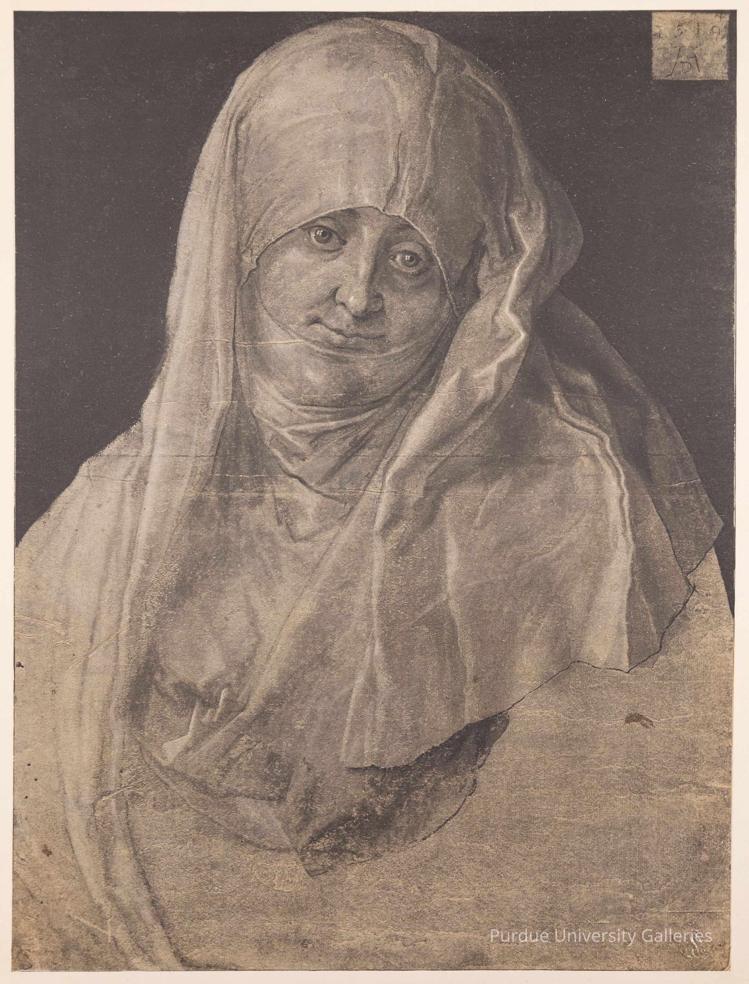 Agnes Dürer als heilige Anna (Agnes Dürer as St. Anna) from the Albertina Facsimile picture number 1