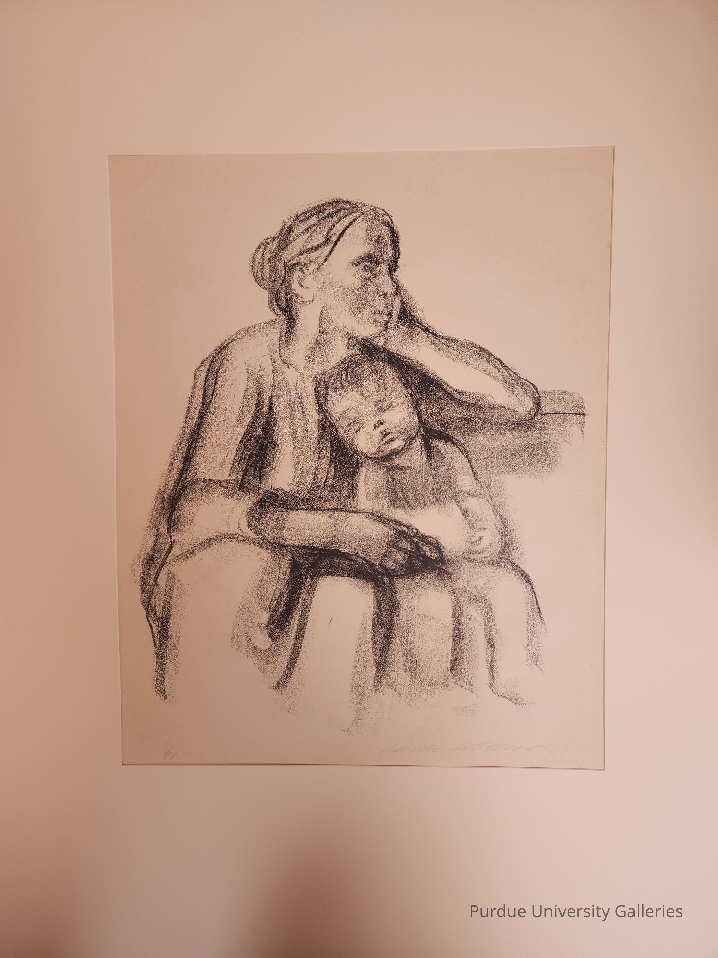 Arbeiter Frau mit Schlafendem Jungen (Worker Mother with Sleeping Boy) picture number 1
